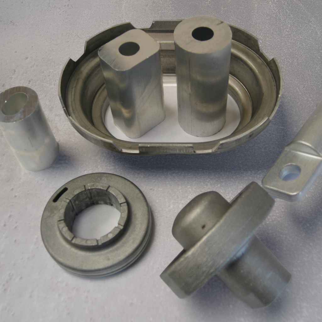 Aluminum components prepared for chrome-free conversion coating
